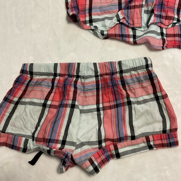 Victoria's Secret Plaid Pajama Set - Red and Black - Picture 4 of 10